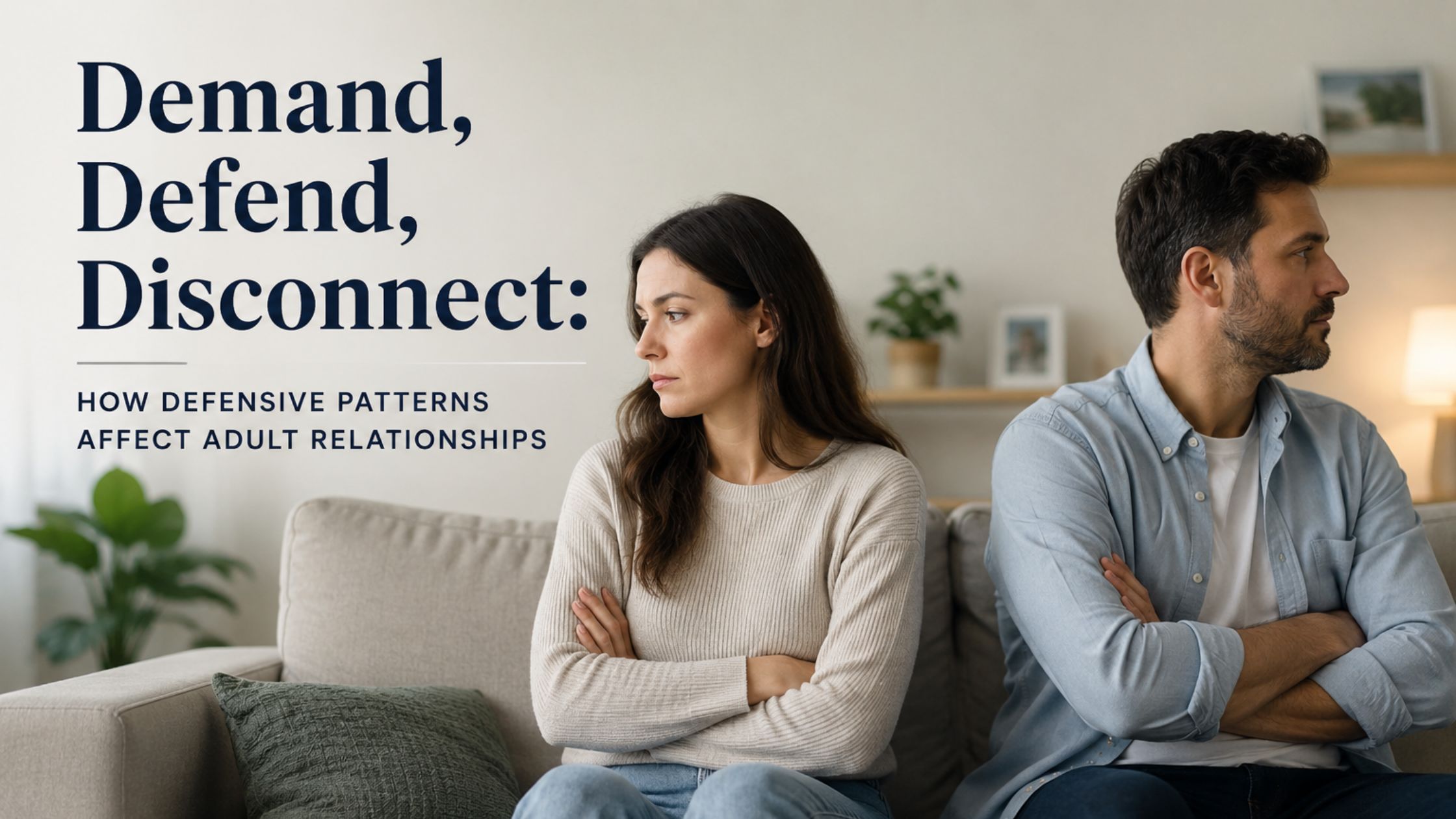 Demand, Defend, Disconnect: How Defensive Patterns Affect Adult Relationships