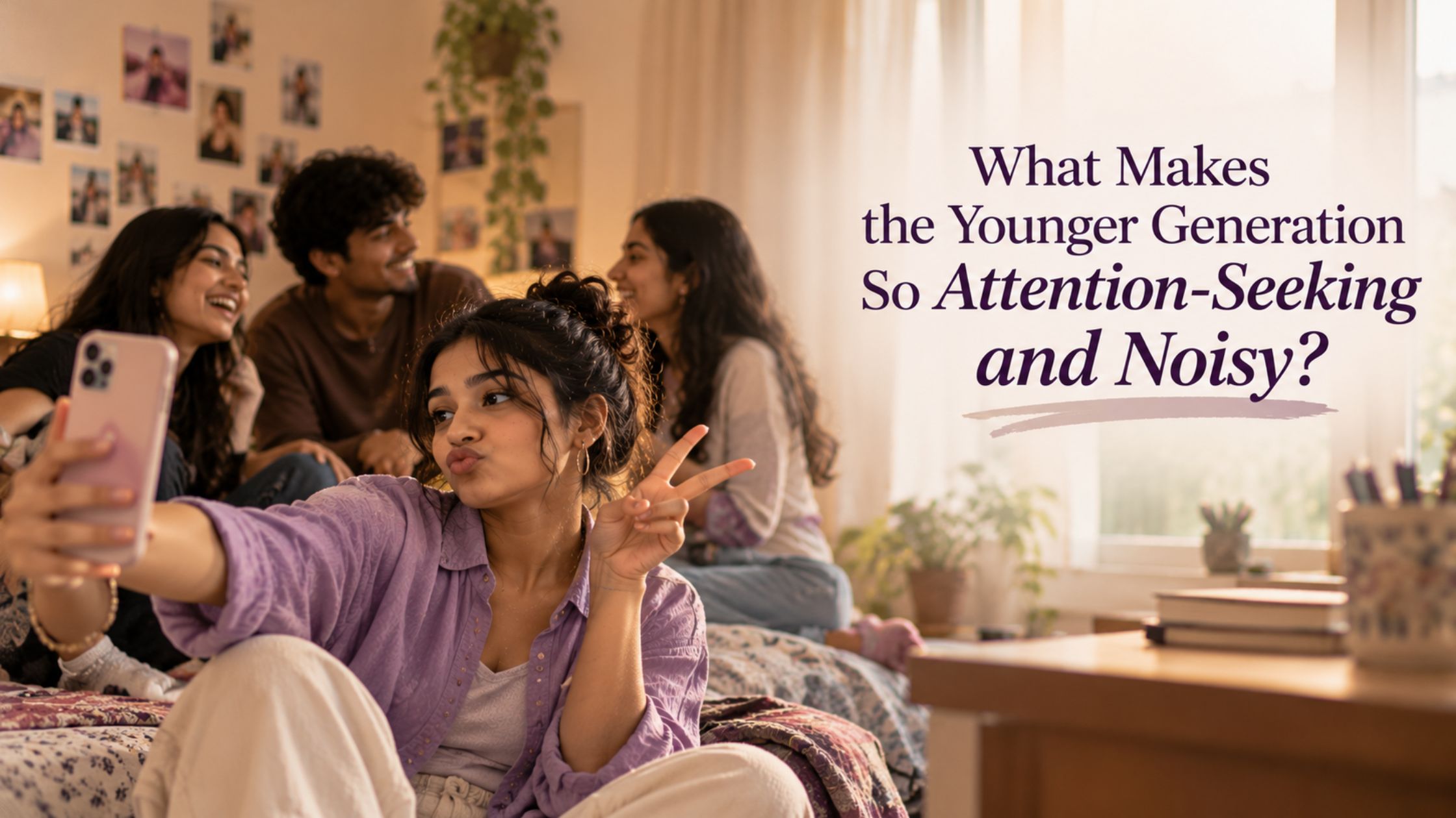 What Makes the Younger Generation So Attention-Seeking and Noisy?