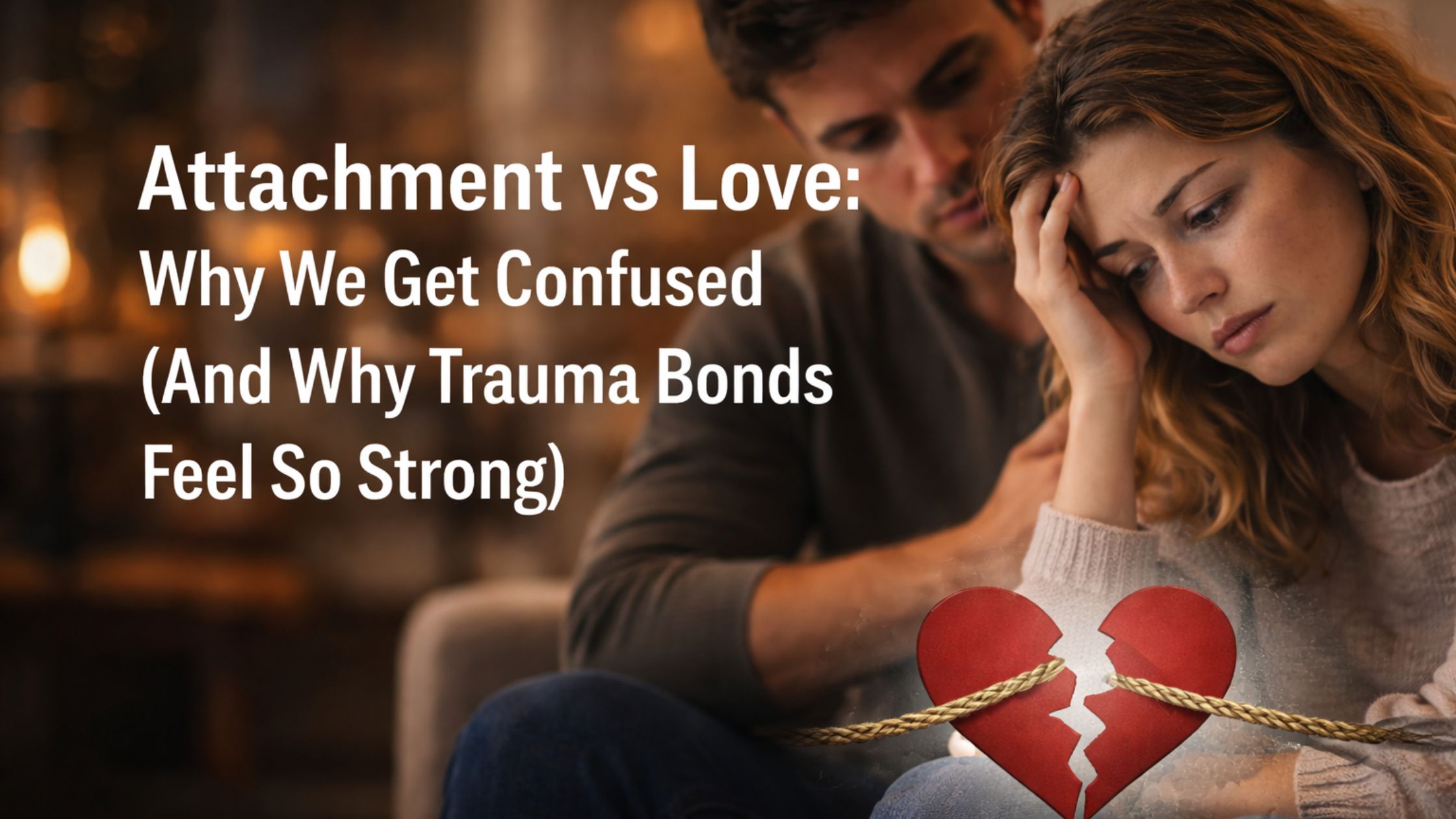 Attachment vs Love: Why We Get Confused (And Why Trauma Bonds Feel So Strong)