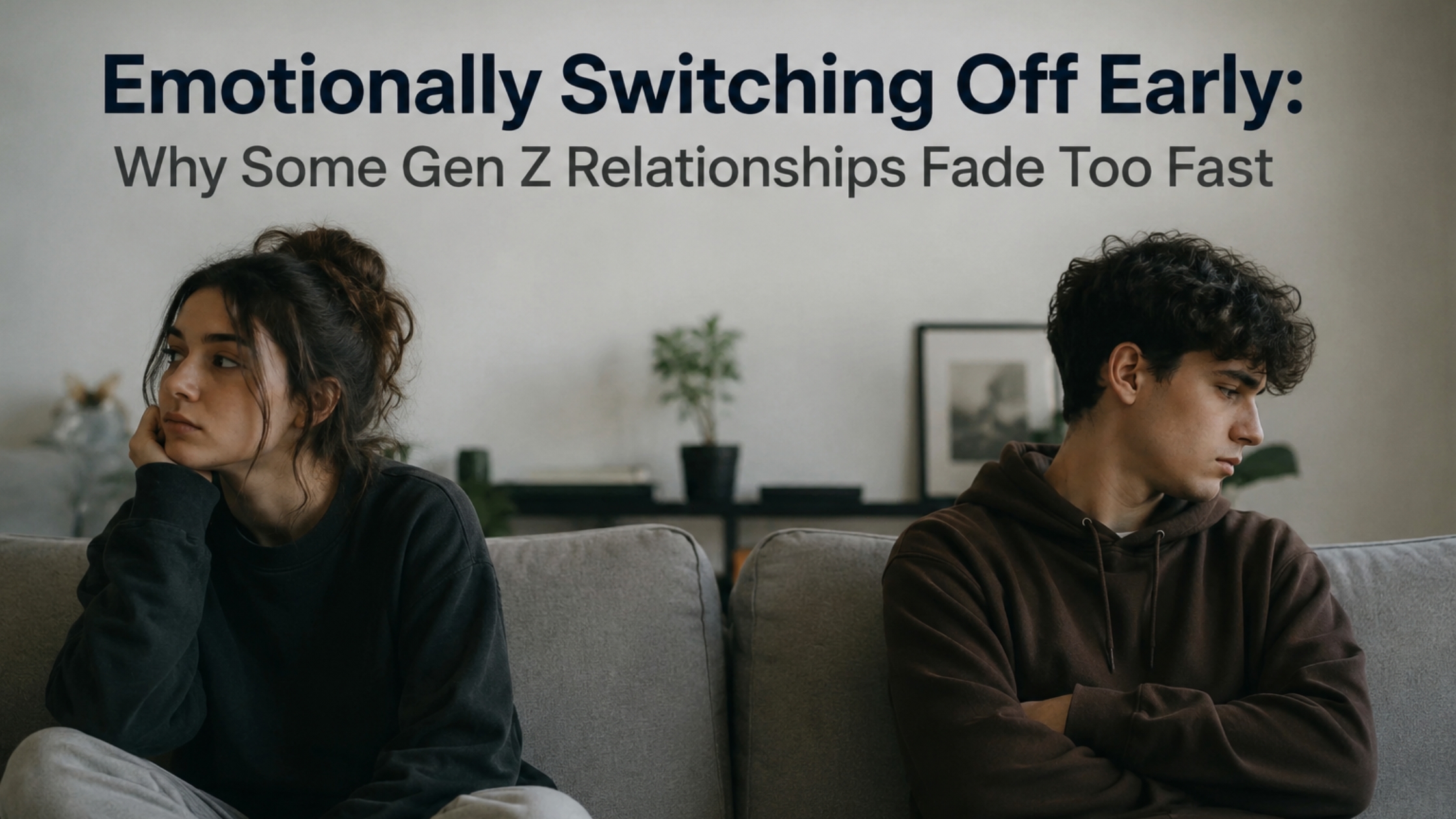 Emotionally Switching Off Early: Why Some Gen Z Relationships Fade Too Fast
