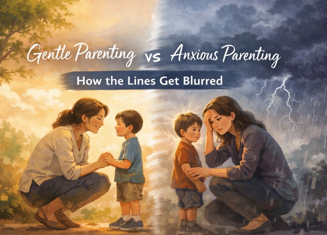Gentle Parenting vs Anxious Parenting: How the Lines Get Blurred