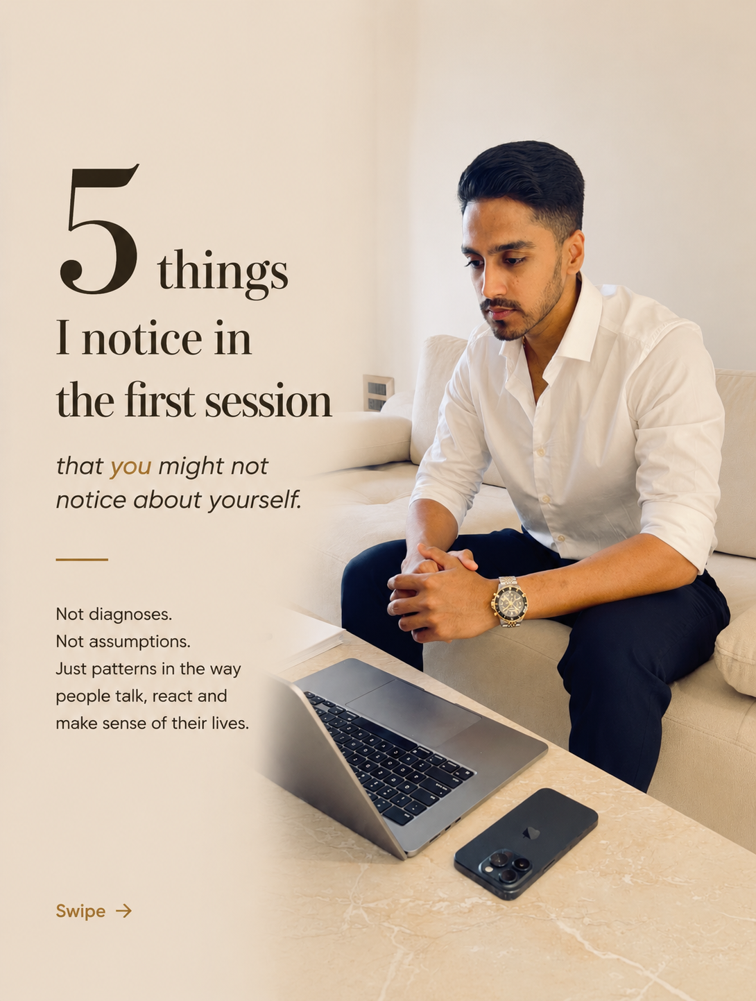 5 Psychological Patterns Seen in Nearly Every First Therapy Session
