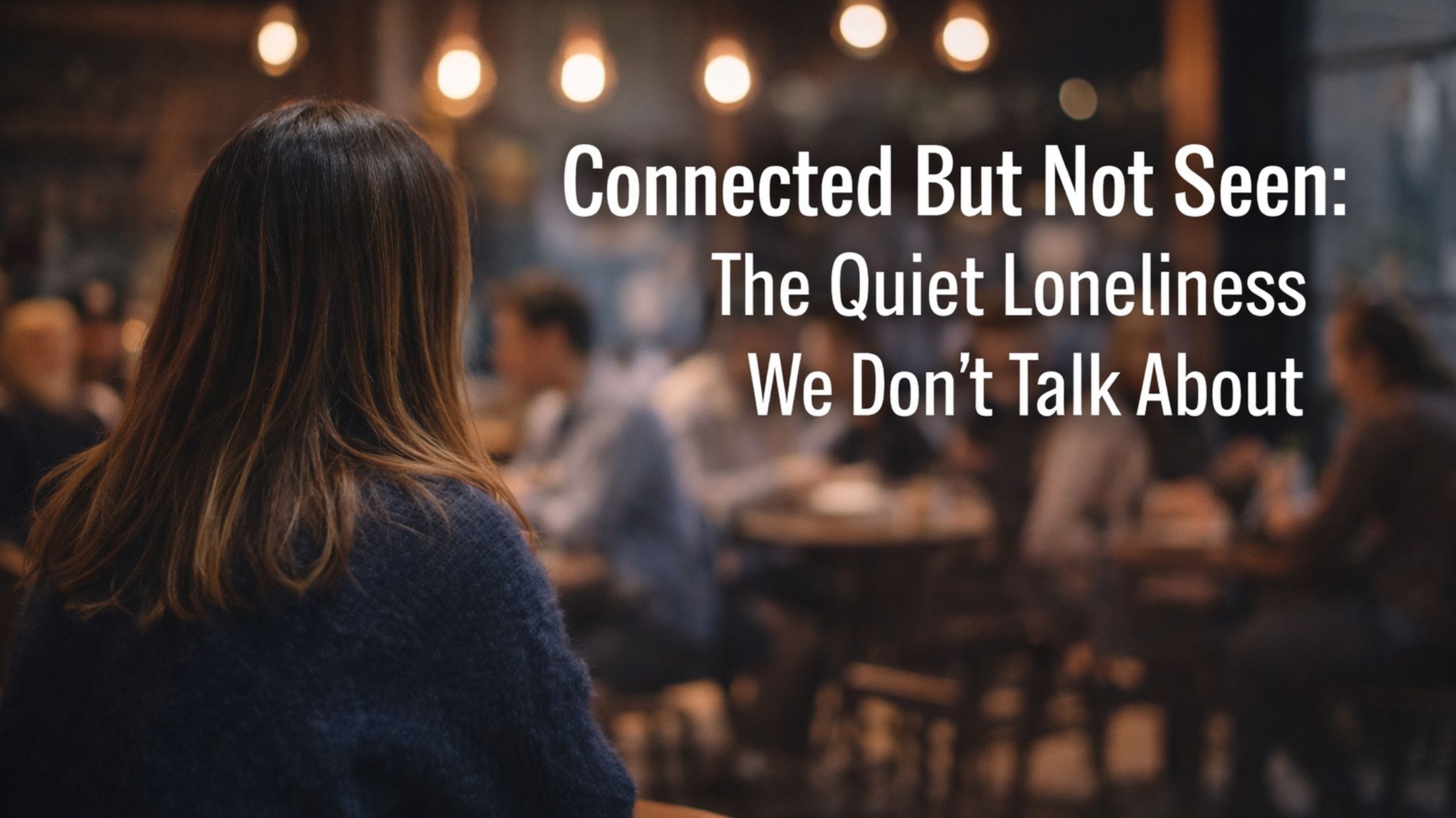 Connected But Not Seen: The Quiet Loneliness We Don’t Talk About