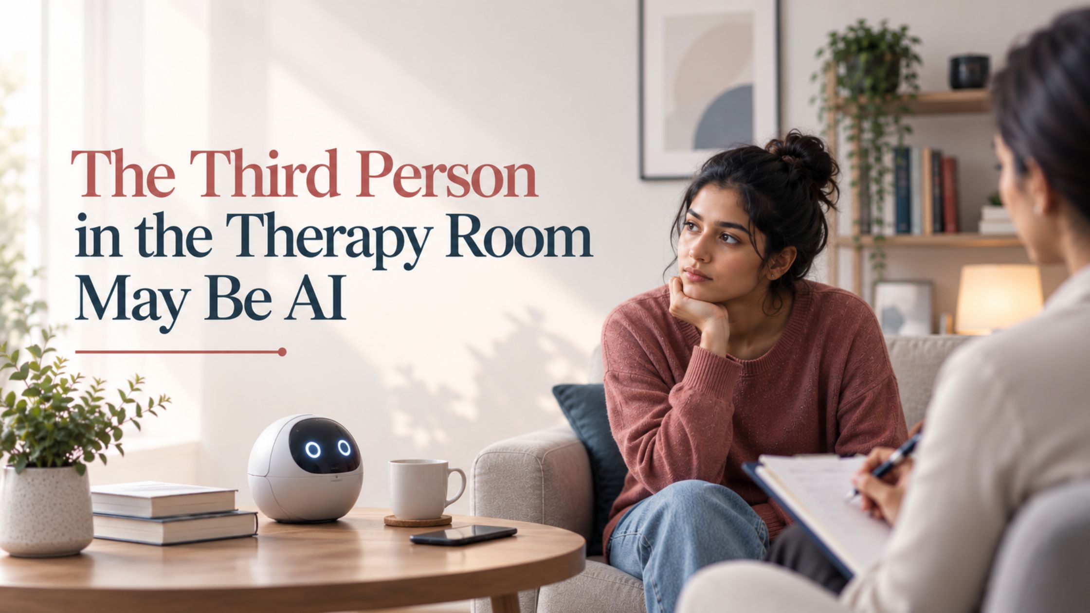 The Third Person in the Therapy Room May Be AI: How AI Is Changing Therapy